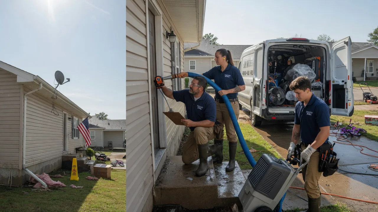 Ceiling Water Damage Restoration in Leo, IN near me