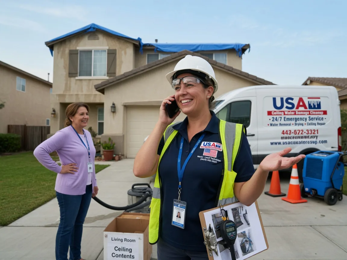 Ceiling Water Damage Restoration Leo, IN FAQs